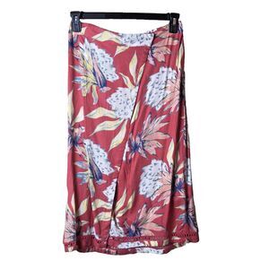 NWT Roxy Endless Valley Cottage Core Floral Woman's Midi Wrap Skirt Size M